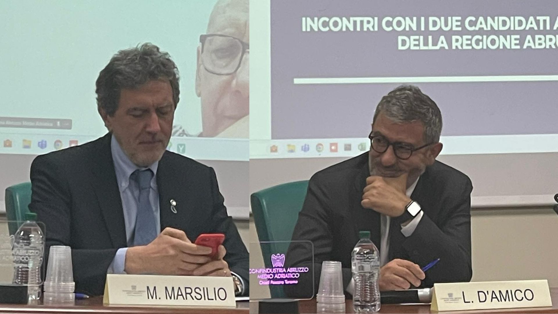 Marsilio e D’Amico, l’incontro con gli industriali abruzzesi